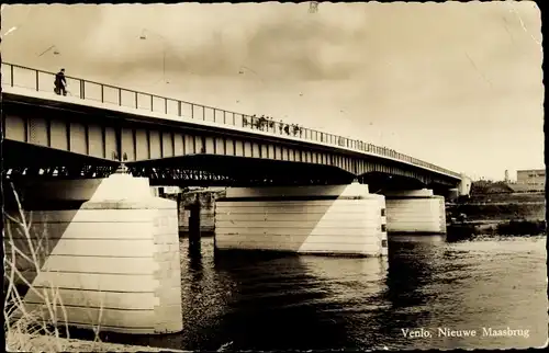 Ak Venlo Limburg Niederlande, Nieuwe Maasbrug