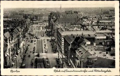 Ak Berlin Charlottenburg, Tauentzienstraße und Wittenbergplatz