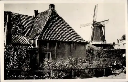 Ak Ede Gelderland, Molen in het Dorp