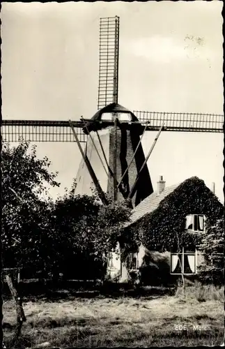 Ak Ede Gelderland Niederlande, Molen, Windmühle