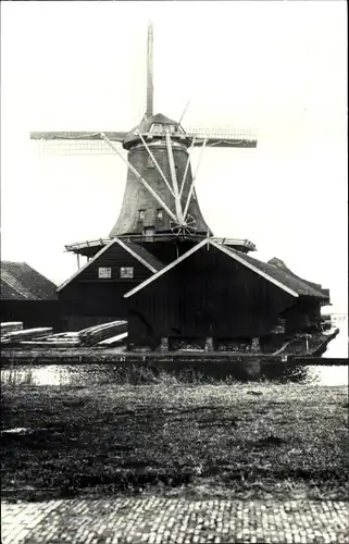 Ak Zaandam Zaanstad Nordholland, Zaagmolen De Roode Leeuw