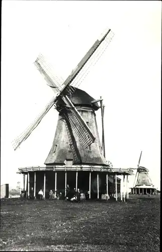 Ak Zaandam Zaanstad Nordholland, Oliemolen Het Oude Kaar