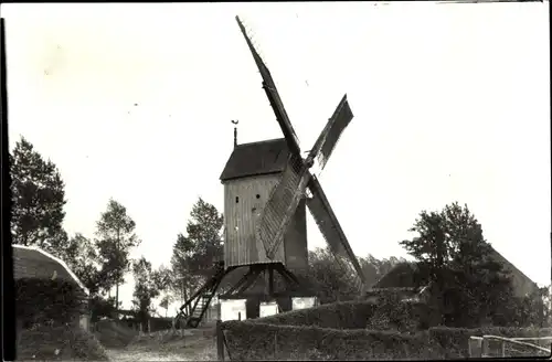 Foto Ak Windmühle, Seitenansicht