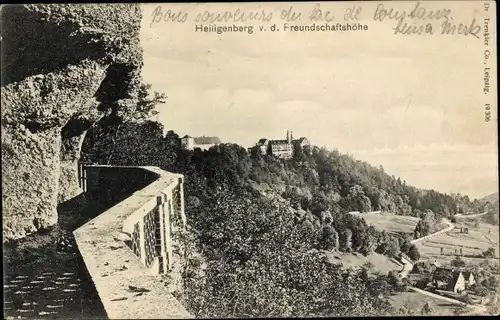 Ak Heiligenberg in Baden, Blick von der Freundschaftshöhe