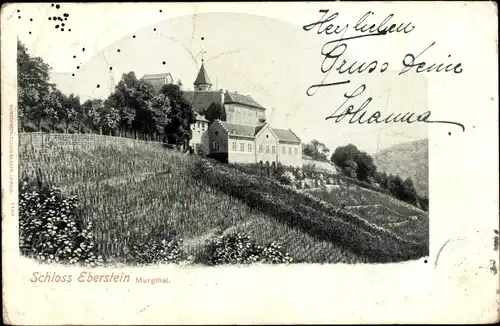 Ak Gernsbach im Schwarzwald, Schloss Eberstein