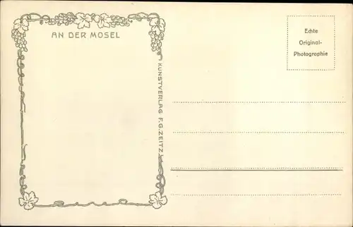 Ak Beilstein an der Mosel, Ort mit Burg Metternich