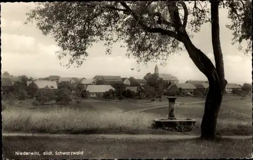 Ak Niederwihl Görwihl südl. Schwarzwald, Gesamtansicht