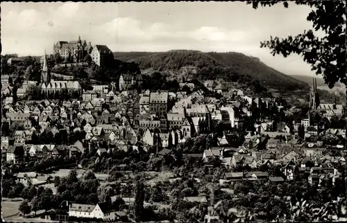 Ak Marburg an der Lahn, Panorama