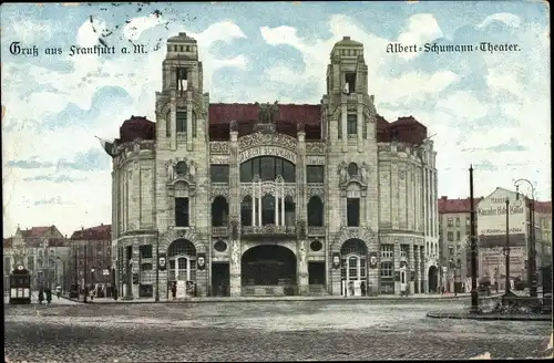 Ak Frankfurt am Main, Albert-Schumann-Theater