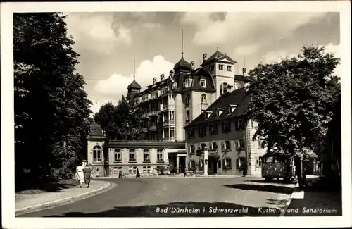 Ak Bad Dürrheim im Schwarzwald, Kurheim und Sanatorium