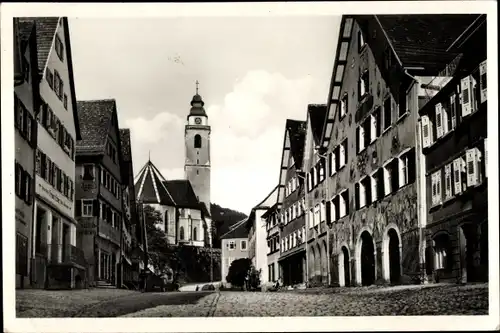 Ak Horb am Neckar, Markplatz