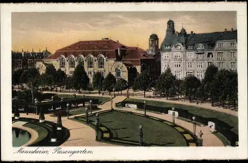 Ak Mannheim in Baden Württemberg, Rosengarten