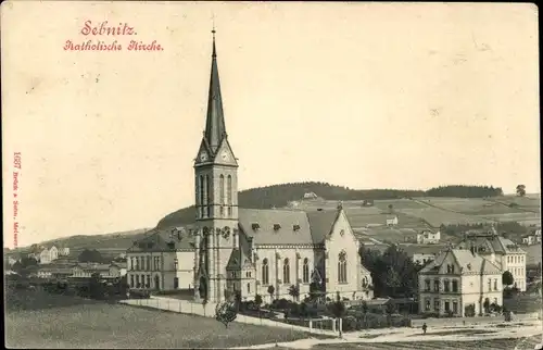 Ak Sebnitz Sächsische Schweiz, Katholische Kirche