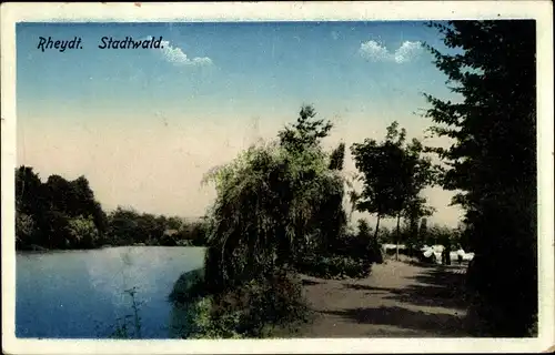 Ak Rheydt Mönchengladbach am Niederrhein, Stadtwald