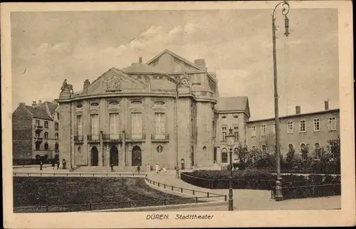 Ak Düren im Rheinland, Stadttheater