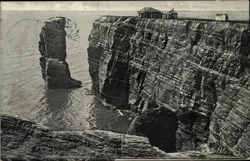 Ak Nordseeinsel Helgoland, Nordspitze, Felsen