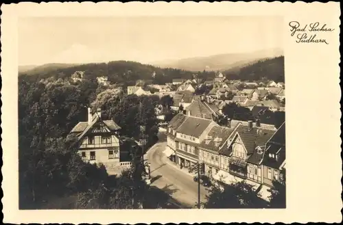 Ak Bad Sachsa im Harz, Panorama vom Ort