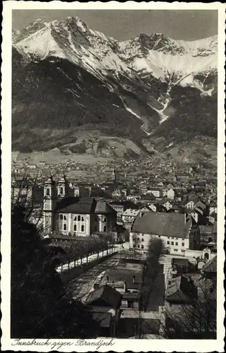 Ak Innsbruck in Tirol, Panorama gegen Brandjoch