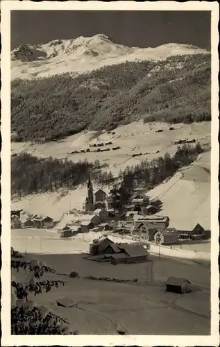 Ak Sölden in Tirol, Schneepanorama