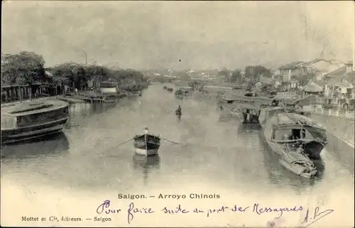 Ak Saigon Cochinchine Vietnam, Arroyo Chinois
