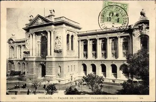 Ak Monaco, Facade de l'Institut Océanographique, Museum