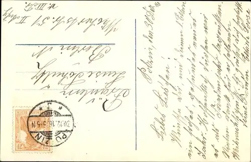 Ak Glückwunsch Neujahr, Kinder, Schlitten