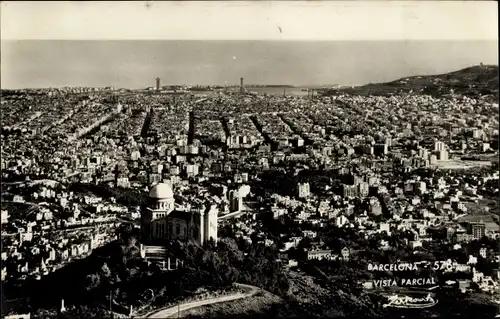 Ak Barcelona Katalonien Spanien, Vista parcial