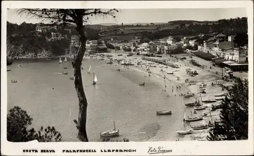 Ak Palafrugell Katalonien, Strand, Panorama