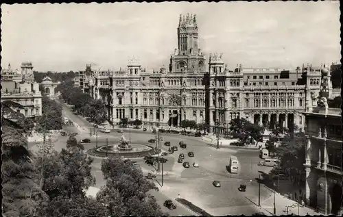 Ak Madrid Spanien, Cibeles, Casa de Correos