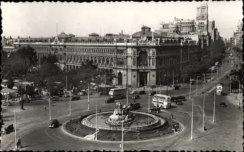 Ak Madrid Spanien, Cibeles, Calle de Alcalá