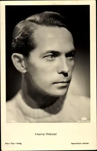 Ak Schauspieler Heinz Welzel, Portrait