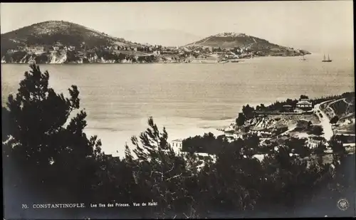 Ak Büyükada Prinkipo Prinzeninseln Konstantinopel Istanbul Türkei, Gesamtansicht