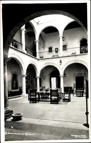 Ak Morelia Michoacán Mexiko, Hotel Virrey de Mendoza