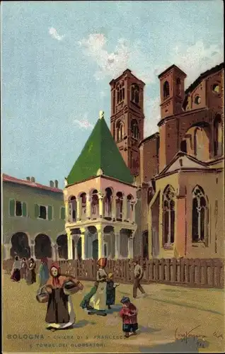 Künstler Ak Bologna Emilia Romagna, Chiesa di S. Francesco