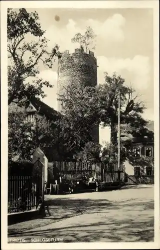 Ak Triptis in Thüringen, Schlossturm