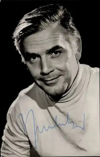 Ak Schauspieler Joachim Fuchsberger, Portrait, Autogramm