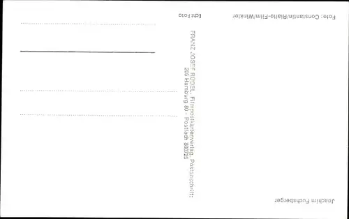 Ak Schauspieler Joachim Fuchsberger, Portrait, Autogramm