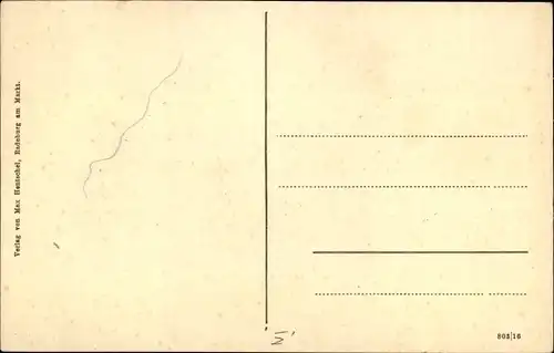 Ak Radeburg in Sachsen, Straßenpartie, Fachwerkhäuser