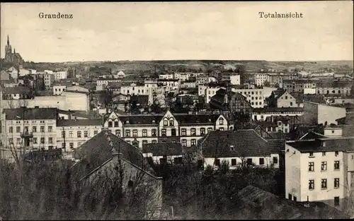 Ak Grudziądz Graudenz Westpreußen, Gesamtansicht