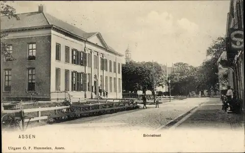 Ak Assen Drenthe Niederlande, Brinkstraat