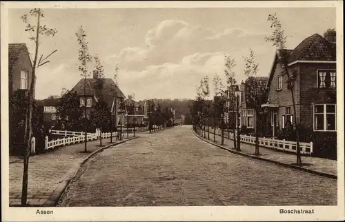 Ak Assen Drenthe Niederlande, Boschstraat