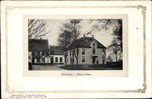 Ak Coevorden Drenthe, Stadhuis