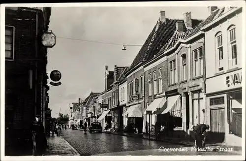 Ak Koevorden Drenthe Niederlande, Friesche Straat