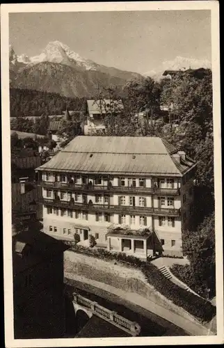 Ak Berchtesgaden in Oberbayern, Hotel und Solebad Rückert