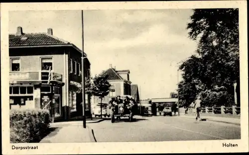 Ak Holten Overijssel Niederlande, Dorpstraat