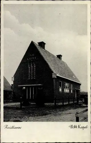 Ak Zuidlaren Drenthe Niederlande, N. H. Kapel