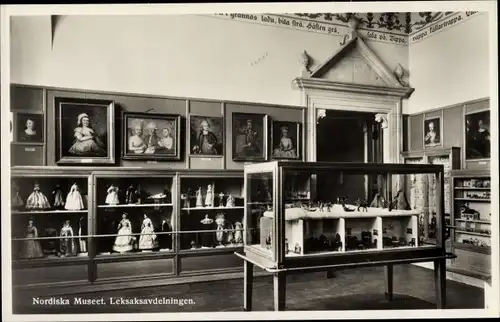 Ak Stockholm Schweden, Nordiska Museet, Leksaksavdelningen