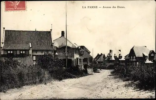 Ak La Panne De Panne Westflandern, Avenue des Dunes