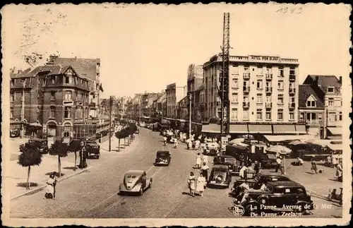 Ak La Panne De Panne Westflandern, Avenue de la Mer