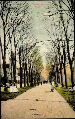 Ak Schiedam Südholland Niederlande, Warande